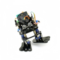 Robot Humanoide Bipedal Articulado 4DOF para Kit de Desarrollo, Programación Gráfica Mixly, DIY