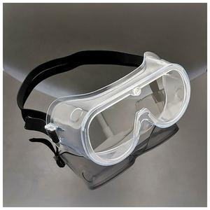 防塵耐衝撃性アイプロテクション安全ゴーグル弾性バンド付き快適な着用 - Product Image 2