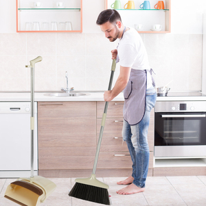 Dài Xử Lý Quét Dọn Và Bàn Chải Đóng Mở Đứng Và Bàn Chải Thiết Lập Di Động Combo Thiết Lập Với Scraper Răng Có Thể Điều Chỉnh Làm Sạch Công Cụ - Product Image 6