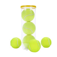 Balles de tennis d'entraînement pour jeunes Newchance Professional - Durables, haute élasticité, diamètre 63,5 mm, rebond 135-145 cm, junior