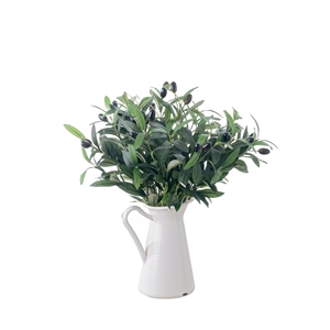 MW23101 Branche d'<span class=keywords><strong>olivier</strong></span> artificielle avec baies pour la décoration intérieure méditerranéenne, arrangements bohèmes, centres <span class=keywords><strong>de</strong></span> <span class=keywords><strong>table</strong></span> <span class=keywords><strong>de</strong></span> mariage - Product Image 1