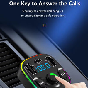 Lecteur MP3 de voiture G47 20W, modulateur FM, double chargeur USB Type-C PD QC3.0, récepteur audio BT, OVP 5V/3A, OTP, écouteurs, caméras, ordinateurs portables - Product Image 6