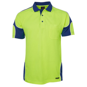 160GSM Jersey nhanh chóng khô polo Áo sơ mi Hi VIS làm việc t Áo sơ mi cho nam giới cơ khí Áo sơ mi - Product Image 4