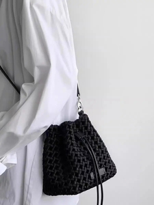 Handwoven <strong>Large</strong> Capacity <strong>Crossbody</strong> Tote <strong>Purses</strong> and Handbag Bucket Women's Hobo Bags - Product Image 6