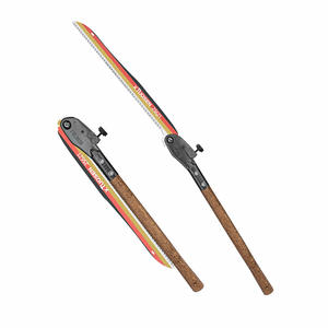 เลื่อยพับได้ Tuosen ขนาด 500 มม. ใบมีดเหล็กแมงกานีส เครื่องมือตัดไม้สำหรับใช้งานกลางแจ้ง พร้อมด้ามไม้ - Product Image 4