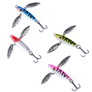 Anzuelo de pesca de hielo, anzuelo de plomo, señuelo falso de Metal, anzuelo triple, plantilla de plomo, lentejuelas, cuchara de Metal de invierno, señuelo de pesca - Product Image 2