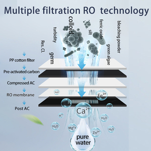 Sistema de Ósmosis Inversa de 5 Etapas, Equipo de Tratamiento de Agua de 250L/H con Bomba Nueva con Filtro de PP, Carbón Activado y Algodón - Product Image 6