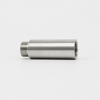 Adaptateur d'extension BSP en acier inoxydable 201 304, filetage mâle-femelle 3/4 pouce de 10 à 100 mm, raccords de tuyauterie moulés par investissement