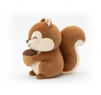Mignon Écureuil En Peluche Jouet Doux Animal En Peluche pour Enfants Jouer et Décor À La Maison En Gros Jouet En Peluche