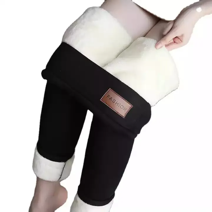 Women's winter thickened thermal leggings long leg warm pants tights