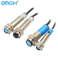 OMCH HG-J12-D15 M12 Commutateur de capteur photoélectrique diffus 15cm Plage de détection réglable PNP NPN Capteur laser Nouveau inductif