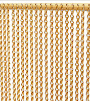 Rideau en maille de chaîne à tissage uni, découpé sur mesure, en fil d'acier inoxydable et aluminium, écran décoratif en maille de chaîne, ignifuge, direct usine