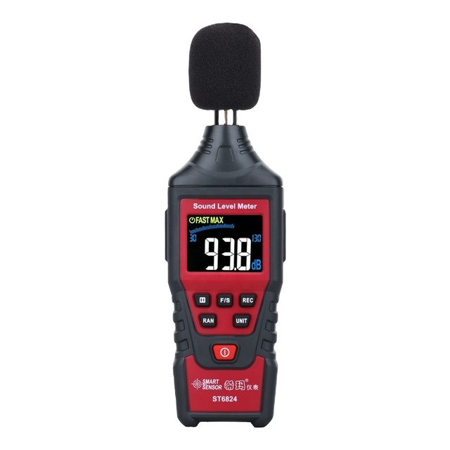Auto Manual Range 30~130 DB Monitor Measuring Instrument Fast Slow Audio Detector Noise Decibel Meter Digital Sound Level Meter