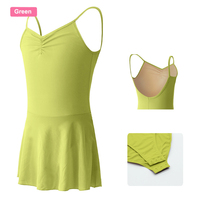 Nouvelle tenue de danse d'été pour enfants, débardeur de sport pour filles, robe de sport pour adolescentes, tenue de danse ethnique pour enfants, danse de forme