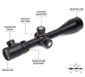 Ống ngắm săn bắn OEM 8-34X56 FFP có lưới chiếu sáng - Product Image 6