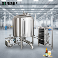 Fermenteur à bière en acier inoxydable à ouverture supérieure, cuve de fermentation atmosphérique pour kombucha avec enveloppe chauffante à fossettes