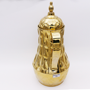 Carafe à café et thé de luxe de style arabe avec doublure en verre, écologique, avec poignée et couvercle, idéale pour les cadeaux d'affaires - Product Image 4