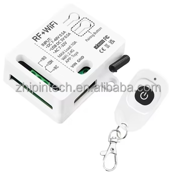 Tuya Mini Diy Wifi Smart Rf 433mhz 1ch Relay Dc Ac 9v 12v 24v USB 5v Wireless Remote Control Switch for Google Alexa Fan