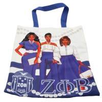 Moda Taşınabilir ve Suya Dayanıklı Tote Çanta Moda Zeta Phi Beta Kadın Sorority Seyahat Tote Çanta
