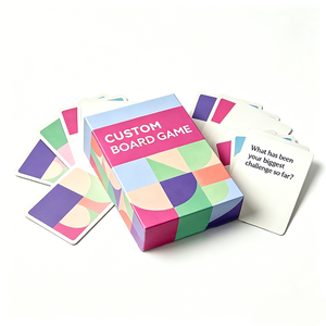 Manufacturer Custom Eco-Friendly Board Game Full Set Flash <b>Card</b> Game Custom Printing with Box For Family Party Entertainment - Product Image 1