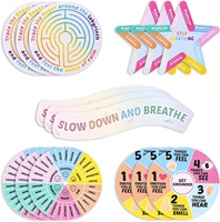 Bestseller : Bande adhésive sensorielle texturée anti-stress, formes géométriques imprimées quatre couleurs