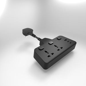 Soket Daya pengisi daya Cepat port USB 1 Tipe C stop kontak Universal 2 stop kontak Multi negara - Product Image 3