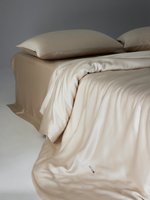 Parure de couette d'été double brin Lenzing Ultra Fine Class 120S en tissu Lyocell doux et écologique, qualité moderne, pour machine