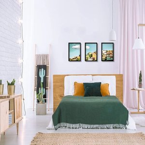 Khung Gỗ Đơn Giản Màu Trơn A4 A3 Khung Ảnh Màu Trắng Đen - Product Image 4