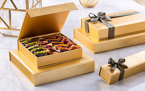 Wholesale Custom Size Recyclable Rigid Recycled Materials Ramadan Mubarak Palm Dates Nut Dried Fruit Eid <strong>Biscuit</strong> Dessert <strong>Gift</strong> - Product Image 6