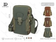 Borsa a tracolla da uomo in tela con fibbia per cintura, per escursioni all'aperto - Product Image 1