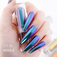 2025 nouveau magique liquide poudre à ongles effet miroir vernis à ongles Chrome décor manucure Pigment liquide Chrome poudre ongles