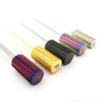 Kit de manucure, avec étui, 7 pièces, forets à ongles en carbure de tungstène, couleur violette, livraison gratuite