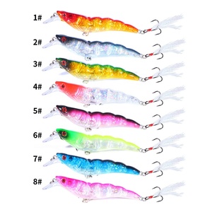 Esche Artificiali Rigide MI139 da 10,5 cm e 13g a Forma di <span class=keywords><strong>Gamberetto</strong></span> <span class=keywords><strong>con</strong></span> Amo a Piuma per la <span class=keywords><strong>Pesca</strong></span> - Vendita all'Ingrosso - Product Image 2