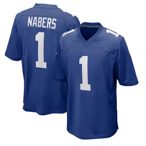 2025 nuevas camisetas de fútbol americano cortas transpirables cosidas en la parte superior 1 Malik Nabers 5 Kayvon Thibodeaux 56 Lawrence <span class=keywords><strong>Taylor</strong></span> New <span class=keywords><strong>York</strong></span> - Product Image 2