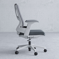 Chaise de bureau ergonomique pivotante en maille de qualité supérieure Lysun YC05B, garantie 5 ans, utilisation pour l'école, l'hôtel, l'atelier