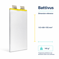 Batterie LiPo BATTIVUS 3.8V 8000mAh 20C haute tension 160A pour drone FPV RC UAV, vente en gros Europe Russie OEM