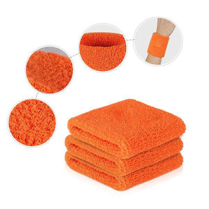 Toalla de algodón personalizada de tela de rizo pulsera de brazo bordada Unisex correr deportes muñeca banda para el sudor con logotipo personalizado - Product Image 5