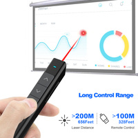Presentador Inalámbrico N26 Hyperlink para Presentaciones de PowerPoint con Puntero Láser