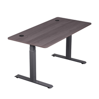 Cadre de bureau moderne personnalisé à double moteur, table électrique réglable en hauteur, mobilier de bureau réglable en hauteur, bureau relevable pour la maison