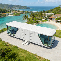 Capsule spatiale préfabriquée modulaire en aluminium sur mesure, super grande, écologique, insonorisée, pour bureau ou habitation