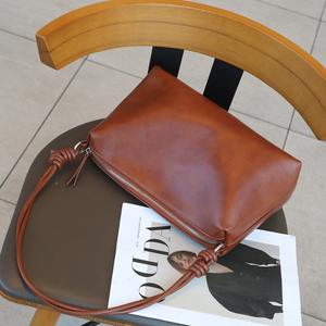 Custom Logos Design OEM 2026 New High Quality Luxury Fashion Vintage Casual Soft Women Genuine Leather <b>Handbags</b> for Lady - Product Image 6