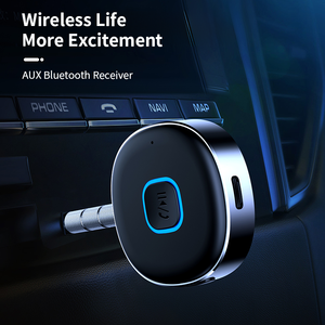 Récepteur audio <span class=keywords><strong>sans</strong></span> fil Justlink BT Aux pour voiture, adaptateur 5.0 3.5 mm avec micro et DSP, microphone mains libres DSP Voiceless - Product Image 3
