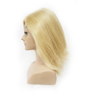 Wholesale Blonde 100% Human Hair <strong>Hairdressing</strong> Training Mannequin <strong>Head</strong> with Shoulder - Product Image 5