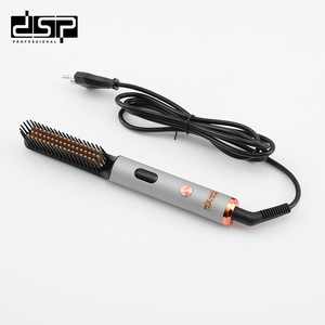 Peigne lisseur professionnel Dsp 11019 gris, outil de coiffage chauffant en céramique pour lisser et boucler - Product Image 1