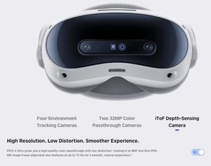 Completamente nuevo 4K + Binocular Vision PICO 4 3D Realidad mixta VR Auriculares 256G Ultra PC VR Hardware HD <span class=keywords><strong>TV</strong></span> Proyección Realidad virtual - Product Image 2