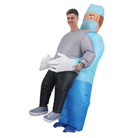 Costume gonflable unisexe, design « Docteur, emmène-moi », tenue amusante et originale pour Halloween, carnaval, Noël et diverses fêtes.