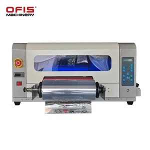 A3 UV DTF Printer roll-to-roll Printer UV Crystal Label printer with laminator