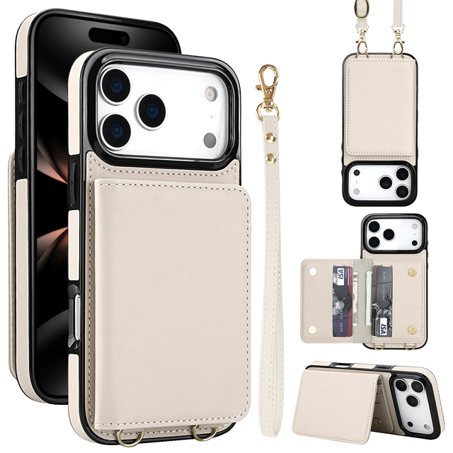 Flip Kickstand Crossbody Wallet Case for Google Pixel 9\9PRO with Card Holder Strap Lanyard Handbag Purse Phone Cover Pixel 6A