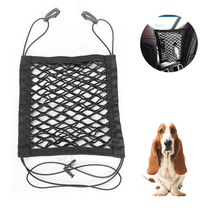 POP DUCK 3-Layer Universal Elastic Car Seat Mesh Net Hook Pouch Holder Trunk Cargo Luggage Storage Bag Holder Mesh Cargo Net
