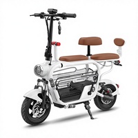 Vélo électrique familial pour trajets quotidiens, autonomie 60 km, assistance au pédalage, batterie amovible, vélo électrique urbain pour les déplacements quotidiens